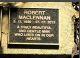 Photo of headstones/thumb_Robert MacLennan 1930-2013 hdstn Pinegrove mem pk NSW
